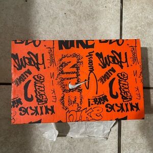 Nike Bold Orange and Black Graphic Box